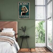 Room Decor Aesthetic A Few Daily Affirmations Motivational Wall Art Tin Metal Sign Pink Butterfly Wall Home Coffee Room Office Decor Gifts 8X12 Inches - 善待你的心靈 - 查看 4