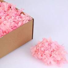 1 Box Natural Dried Flowers, Hydrangea Preserved Dried Flowers, Everlasting Flowers DIY Craft Decorative Material Pack, Baby's Breath Dried Flower Material Pack, High-Quality Plant Materials For DIY Crafts, Decorations, Non-Electrical, Without Feathers