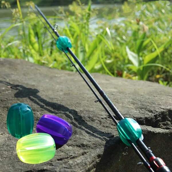 Vara de Pesca Bola Fixa Bola Mini Proteção Anti Colisão Vara Retrator Vara de Pesca Batente de Vara Acessórios de Pesca