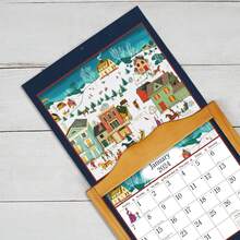 Companies, Linda Nelson Stocks 2024 Wall Calendar - 霧霾藍 - 查看 7