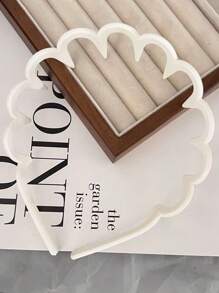 3 pezzi/1 pezzo Fasce per capelli in plastica con dentellatura anti-scivolo di colore nero, bianco e kaki per donne. Accessorio di moda versatile ed elegante per uso quotidiano, casual, per feste, pendolarismo, viaggi, per legare i capelli, lavare il viso e applicare il trucco