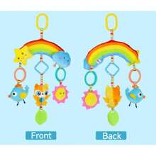 Infant Hanging Cute Animal Rattle Soothe Car Plush Toys - Rabbit, Bee, Cloud, Star