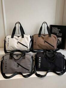 Borsa fitness piccola unisex Sanrio, borsa da viaggio all'aperto, borsa con scomparti asciutto e bagnato con chiusura lampo, borsa a tracolla aderente, borsa per mamme per viaggi di lavoro e shopping, borsa per fitness e accessori scolastici