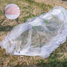 90pcs Greenhouse Hoop Planting Tunnel Garden Kit With Nails And Detachable Fiberglass Growing Tunnels Reusable Cold Frame For Winter Frost Protection Elevated Bed Gardening Plants Grow Tent