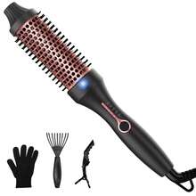 UKLISS Thermal Brush Blowout, 1.5 Inch Heated Round Brush, Heated Curling Brush For Curls & Volume, Negative Ion, Two Settings, Rose Gold,Gifts For Men Women Gift Ideas Unique Gifts Top Cool Gifts Gifts For Her Gift Sets - US A Type Plug(110-127V) - View 13