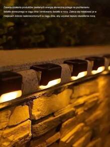 4 szt./12 szt. lamp solarnych na ogrodzenie, lampy schodowe, lampy stopniowe, wodoodporne lampy zewnętrzne ścienne IP44, używane na pedały zewnętrzne, ścieżki, dziedzińce, schody, ogrodzenia, poręcze, zewnętrzne lampy solarne LED, oświetlenie dekoracyjne, lampy solarne, dekoracyjne lampy zewnętrzne, wiszące lampy solarne na zewnątrz, retro metalowe lampy solarne, stoły ogrodowe, dziedzińce, chodniki, prezenty świąteczne na Nowy Rok