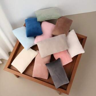 1pc Ergonomic Lumbar Support Pillow, Multiple Colors Available, Suitable For Office, Home, Travel - Hand Wash Only, Ideal Gift For Students And Professionals