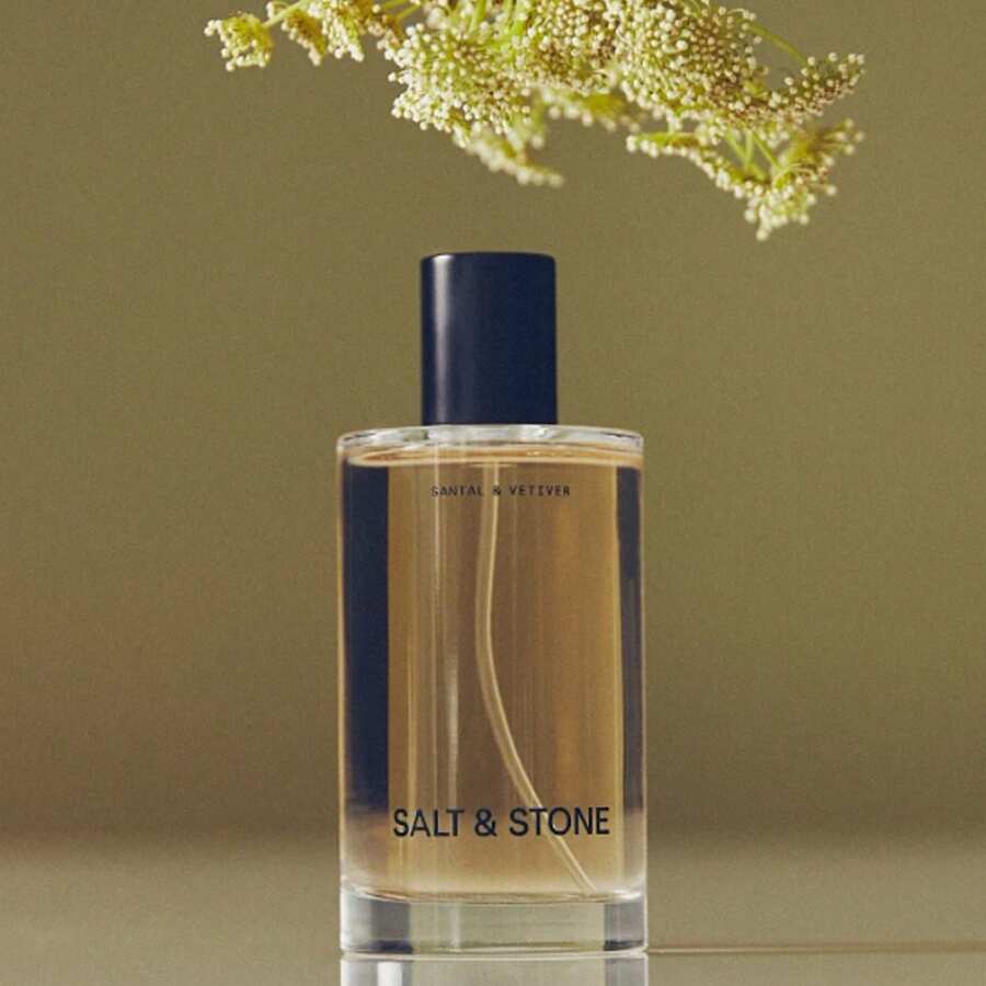 Body Mist, Santal & Vetiver Scent, Skincare Infused Perfume Hair & Body Spray For Women And Men, Hydrating Fragrance With Glycerin And Red Algae, Vegan, Cruelty Free, 3.4 Fl Oz