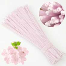 100/600pcs Pink Pipe Cleaners, 6 Different Colors, Holiday Craft Pipe Cleaners, Chenille Stems For DIY Art & Craft Projects - Pink - View 19