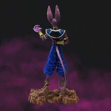 bandai 1 pieza Figura de anime Z Beerus Dios Destructor Figura de acción coleccionable - Morado - Ver 6