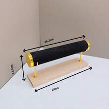 Lyxigt smyckesställ för klockor, armband, armband och accessoarer, guldfärgat för kvinnor, förvaringsorganisatör, resetillbehör, tillbaka till skolan, studenthem - Multifärgad - Visa 9