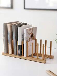 1個 木製 食器ラック 食器乾燥ラック 食器棚 キッチン収納ラック 食器干しラック ダイニング、キッチン、リビング、デスクトップオーガナイザー、キッチン用品、食器収納ラックに適しています - カーキ - チェックする 6