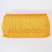 4 Inches Polyester Fringe Trim Lace Tassel Fringe Trimming For Latin Dress Stage Clothes Lamp Shade Decoration DIY