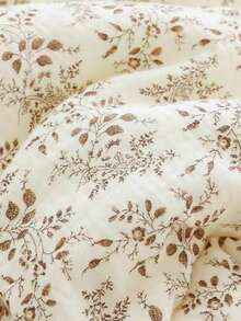 1pc Infant Thick Mattress Pad, Soft Dotty Velvet Fabric Warm Mattress Pad, Nursery Bedding Cushion, Children Bedding, Reversible And Washable