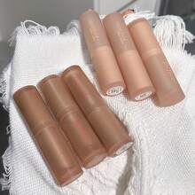 5 Opções de Cores Batom Matte, Gloss Labial Matte Veludo À Prova d'Água e Não Desbotante, Realça a Cor e Ilumina os Lábios, Adequado para Todos os Tons de Pele, Cores de Lábios Marrons e Escuros - Multicolorido T829 - Visão 7