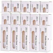 1 Box 20pcs/5 Boxes 100pcs Universal Ear Thermometer Covers, High Quality Ear Thermometer Probe Covers, Professional Manufacturer Of Disposable Ear Thermometer Sleeves