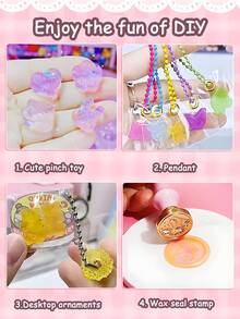 果冻蜡、DIY蜡封印章材料套装、蜡封印章、封蜡印章套装、男女通用GUKA减压DIY猫爪玩具套装（男孩女孩适用）、蜡粒、封蜡加热器、蜡勺、生日礼品套装和节日礼品套装。这些礼物非常适合用作学校奖励、万圣节礼物、圣诞节礼物和儿童节（六一）礼物。 - 果凍蠟套裝 - 查看 7