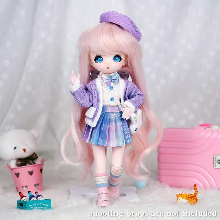 1/6 bjd 人形 - アニメスタイルの人形セット、28 個の機械式