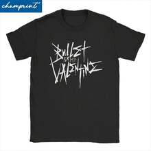 Men Women Bullet For My Valentine Music T Shirts Cotton Clothing Novelty Short Sleeve O Neck Tee Shirt Printing T-Shirt - màu đen - Xem 1