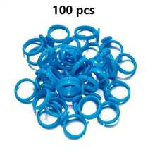 100/500 件/包塑料圆形底座，空白适用于 DIY 珠宝制作、工艺材料和配件