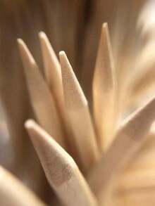 500Pcs Wooden Cuticle Sticks – Double-Ended Nail Care Tools For Pushing Cuticles, Cleaning Nails & DIY Manicure,Nail Supplies,Nail Tools,Nail Art Tools,Back To School,Nails,Nail Tools For Press On Nails - Bronze - View 2