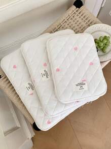 Bolso para laptop con bordado de corazón lindo, Estuche para tableta de 10/11 pulgadas, Bolso interior para laptop de 13-15.6 pulgadas - Multicolor - Ver 12