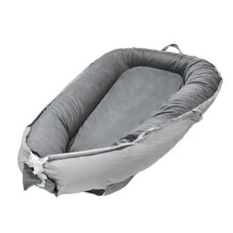 1 pieza Nido portátil para bebé de unicolor, cama de viaje para bebé