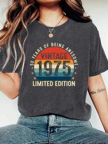 卡通图案印花休闲女士 T 恤，春夏时尚女士上衣，夏季上衣，女士夏装，图案 T 恤女士上衣 | 女士外出上衣，外出服装，女士教师服装，返校，校服，返校服装，万圣节服装