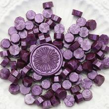 100 件/袋红色系列蜡封珠，八角形，用于信封密封、婚礼请柬、礼品包装 - 彩色 - 查看 14