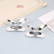 2pcs Cute Sapling/Leaf Design Toilet Lid Handle Grips, Keeps Hands Clean For Bathroom Toilet/Cabinet/Drawer Pull Handle