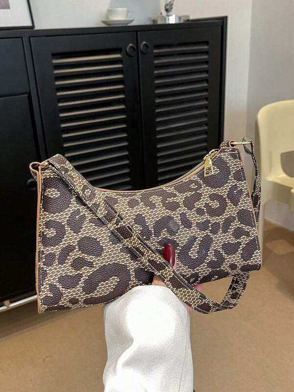 Solid Color Embossed Geometric Shoulder Bag, Zipper Underarm Women's Shoulder Bag, Fashion Retro Zipper Bag, Casual Waterproof Handbag For Teen Girls & Women, Suitable For Office, Work, Business, Commute