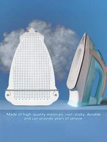 高品质耐热蒸汽熨斗保护套 - 耐用套入式设计，安装快捷，适用于家居用品、旅行必备、宿舍收纳、家用熨衣板保护，适用于大多数面料类型和清洁工具（熨衣板套、熨斗套）