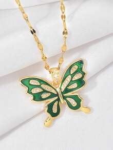 不锈钢链条项链耳环套装。轻奢铜质，镶满钻石，互锁式个性化耳环、项链、团体礼品首饰