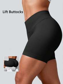 NcmRyu Women's Seamless Lifting & Shaping Gym Sports Shorts Fall Clothes For Women