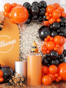 104pcs Royal Blue And Yellow Balloon Flower Ring Set, Different Sizes 18/12/105 Inches Balloons, Suitable For Birthday Wedding Anniversary Bachelor Party Graduation Ceremony Theme Party Decoration