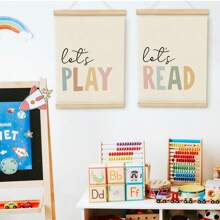 SURELIFE 1pc Magnetic Wood Hanger Frame Poster Canvas Frames Teak Pine For Photos Pictures Prints Maps Scrolls And Canvas Artwork Wall Art Decor Decoration Gifts Birthday Graduation