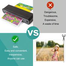 32 Sheets Self Adhesive Laminating Sheets, 4.3in X 6.4in Laminating Sheets Self Sealing, Clear Laminate Sheets For Stickers, Clear Adhesive Sheets - 透明 - 查看 5