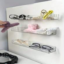 1 件/2 件壁挂式多层发饰收纳盒，发爪发夹晾干架 - 彩色 - 查看 2