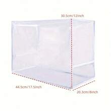 Sewing Machine Cover With Storage Pockets Dust Cover For Sewing Machine Sewing Machine Dust Cover Sewing Machine Cover (Clear) - Clear - View 4