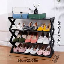 简易鞋架家用门口多层鞋柜室内鞋子收纳神器加厚省空间储物架 - 彩色 - 查看 11