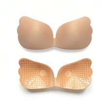 ideaCCSZ حمالة صدر لاصقة بدون ظهر للنساء، من نوع قطعة واحدة، حمالة صدر رافعة للصدر غير مرئية، مناسبة للبكيني وفساتين السهرة بدون أشرطة للأحجام الكبيرة C D E F، حمالات صدر صيفية بدون أشرطة ملابس داخلية نسائية، حمالة صدر لاصقة - متعدد الألوان - مشاهدة 3