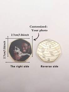 1 đồng xu kỷ niệm bằng đồng in ảnh nhiều màu sắc theo yêu cầu, nhiều kiểu dáng để lựa chọn, thích hợp cho Ngày của Cha, Ngày của Mẹ, Ngày Valentine, Sinh nhật, Kỷ niệm, Lời tỏ tình, Đám cưới, Kỷ niệm gia đình, Bạn bè, Tốt nghiệp, Giáng sinh, Quà tặng cao cấp, Phong cách sống mùa hè thư thái, Đồ dùng quà tặng Giáng sinh - phong cách 1 - Xem 18