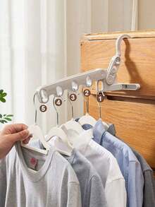 1/2/5件装多功能壁挂式衣架，适合旅行 - 彩色 - 查看 5
