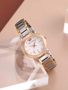 Juicy Couture Women Quartz Watch Sweet Girl Style Ladies Beacelet Women Bracelet Watch With Two-Tone Stainless Steel Stap JC/1051WTRT - 彩色 - 查看 8