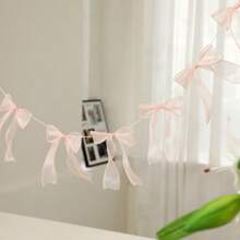 1 pièce nœud fleur à pull en maille/dentelle, décoration d'atmosphère festive, décoration de chambre, fournitures pour fête d'anniversaire, accessoires photo, fournitures pour baby shower