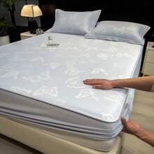 Cooling Mattress Pads - Yefan Pink PE Fitted Sheet - View 6