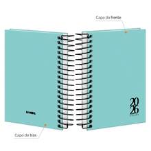 iscool Mini Spiral Hard Cover Agenda Spot Colors Colors - 綠松石 - 查看 2