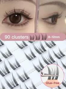 180/90 Cluster No Glue No Remover Needed Individual Lash Clusters C 0.07 Natural Look DIY Eyelash Extensions False Eyelashes Natural Clusters Cosplay Lash 10 Row Wear No Glue Needed Lashes Natural Long False Eyelashes Clusters For Women Eyes For Party Club Cosmetic Makeup Toollash Clusters,Eyelash Clusters,Individual Eyelashes,Lashes,Fake Lashes