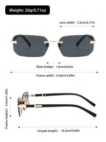 1 Stück klassische, lässige, modische Brille, geeignet als Geschenk, für Büro, Lässig, Outdoor, Fahren, Straßenmode, Partys, Strand, Paare, Schulanfang, modischer Preppy-Schulstil