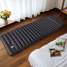 3.9'' Thick Hiking Camping Inflatable Sleeping Pad | Built-In Pillow & Foot Pump | Portable Single/Double Air Mattress For Outdoor Travel - N04 - View 9